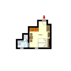 Půdorys ubytování Apartmany215