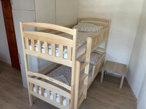 Postel nebo postele na pokoji v ubytování Apartmany215