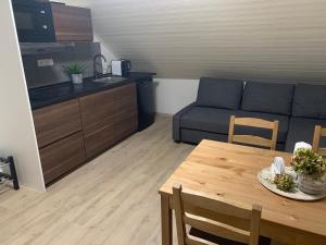 Kuchyň nebo kuchyňský kout v ubytování Apartmany215
