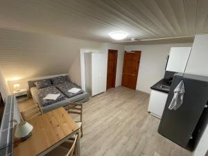 Kuchyň nebo kuchyňský kout v ubytování Apartmany215