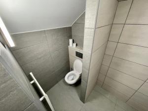 Koupelna v ubytování Apartmany215