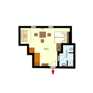 Půdorys ubytování Apartmany215