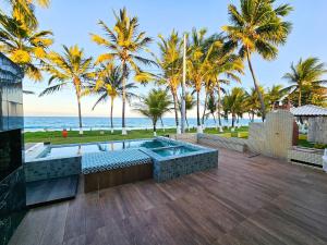 Bazén v ubytování Casa Completa na Beira-Mar de Tamandaré - Praia dos Carneiros nebo v jeho okolí