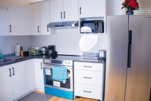 Η κουζίνα ή μικρή κουζίνα στο Cozy relaxation haven 1 Bedroom basement