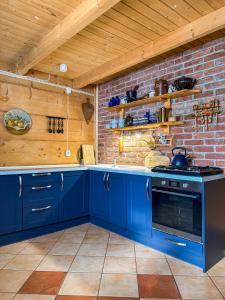 Η κουζίνα ή μικρή κουζίνα στο Domek Szlembark