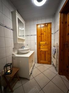 Kuchyň nebo kuchyňský kout v ubytování Hinrichsdorf 12