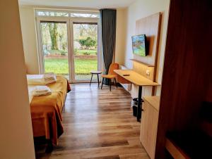 TV o dispositivi per l'intrattenimento presso Hotel Tausendschön