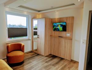 TV o dispositivi per l'intrattenimento presso Hotel Tausendschön