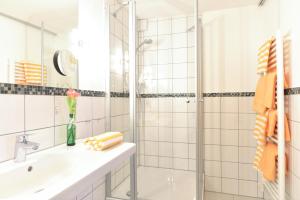 Koupelna v ubytování Hotel Haflhof