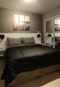 Ένα ή περισσότερα κρεβάτια σε δωμάτιο στο Flat