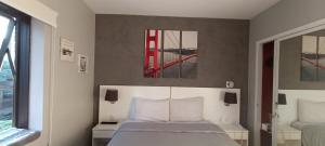 Ένα ή περισσότερα κρεβάτια σε δωμάτιο στο Flat +30 φωτογραφίες