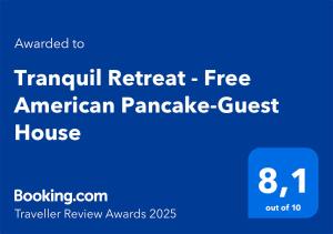 阿纳姆Tranquil Retreat - Free American Pancake-Guest House的转诊疗养免费美式帕纳切旅馆