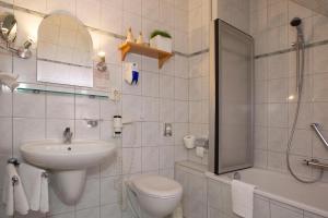 Koupelna v ubytování Hotel Heinz
