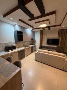 Η κουζίνα ή μικρή κουζίνα στο Rent Apartments Finch Nest