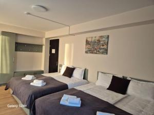 Postel nebo postele na pokoji v ubytování Hotel Asa