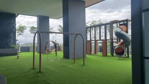 Fitness centrum a/nebo fitness zařízení v ubytování 4BR Matcha-Inspired Home at Meta Residence by RumaBnB