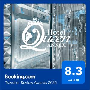 Certifikát, hodnocení, plakát nebo jiný dokument vystavený v ubytování Hotel QUEEN ANNEX