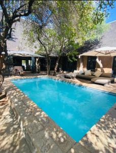 Bazén v ubytování Simba Safaris African Pride Exotic Lodge nebo v jeho okolí