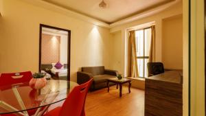 Posezení v ubytování Magnus Calypso Suites Viman Nagar