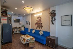 Μια τηλεόραση ή/και κέντρο ψυχαγωγίας στο Footprint Hostel Udaipur