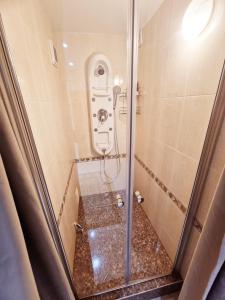 Sectorul BotanicaにあるUrban Retreatのバスルーム(シャワーブース、トイレ付)
