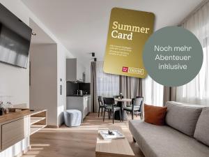 Istumisnurk majutusasutuses Aparthotel Tante Trude