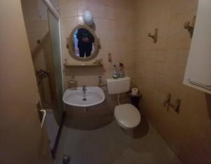 Koupelna v ubytování Medina