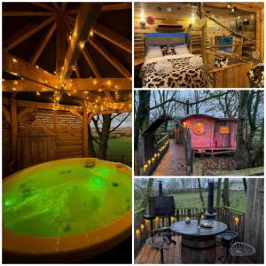 Fotografie z fotogalerie ubytování Burtree Country House, Tipi's, Treehouse & Lodge & house rooms with hot tubs in a private garden v destinaci Thirsk