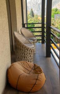 Balkoni atau teres di Guest House Oxygen