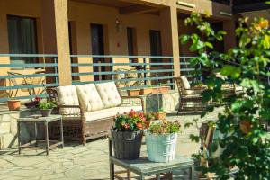 Balkoni atau teres di Guest House Oxygen
