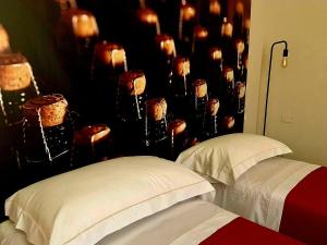 Postel nebo postele na pokoji v ubytování Agriturismo Violati