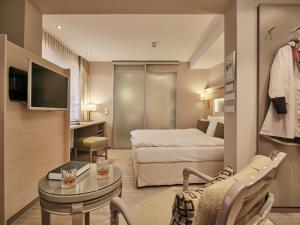 Ein Bett oder Betten in einem Zimmer der Unterkunft Hotel Reppert