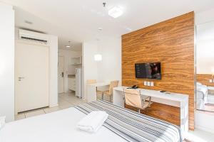 TV/trung tâm giải trí tại Vision Hotel em Brasília 85145