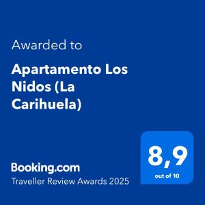 Certifikát, ocenenie alebo iný dokument vystavený v ubytovaní Apartamento Los Nidos (La Carihuela)