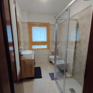 Koupelna v ubytování residenza " Il Gufetto"