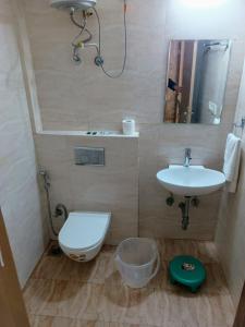 Koupelna v ubytování Soooper Hotel