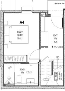 a floor plan of a building at Mt Buller 3BR Family Chalet-Spacious with Cozy Touches in Mount Buller