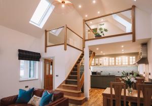 Kuchyň nebo kuchyňský kout v ubytování An Dòbhran - luxury self-catering
