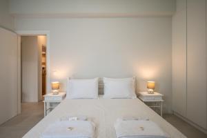 Voodi või voodid majutusasutuse Selas Spacious fully equipped 3 BDR Apt by Hospi toas