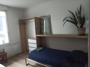 Postel nebo postele na pokoji v ubytování Studio Cosy renove 2023 avec garage