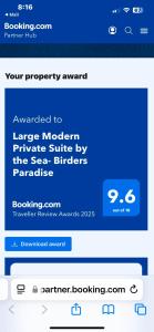 Gallery image of Large Modern Private Suite by the Sea- Birders Paradise in Little Compton