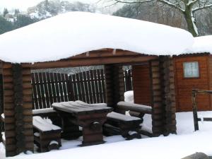 Les Chalets B&B v zimě
