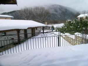 Les Chalets B&B v zimě