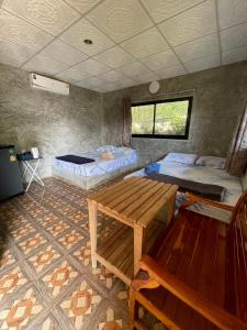 Postel nebo postele na pokoji v ubytování A.P.guesthouse