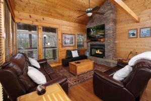 Ruang duduk di Insane view, amazing amenities-hot tub, pool table, 3BR sleeps 10