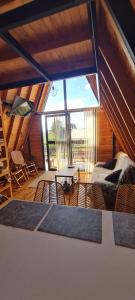 Balkón nebo terasa v ubytování Cabaña Starka & Jacuzzi