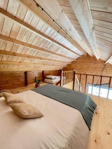 Giường trong phòng chung tại Mountain Eco Shelter 4
