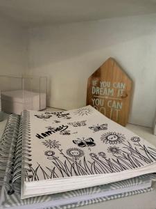 Postel nebo postele na pokoji v ubytování Chalet Happiness