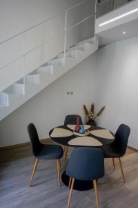 Et opholdsområde på Loft Suite