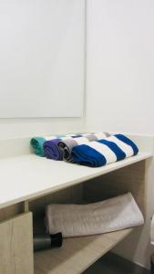Postel nebo postele na pokoji v ubytování Porto Horizonte SUITE 904